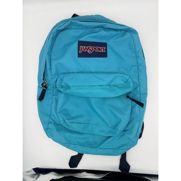 Jansport Other - Vintage JanSport SuperBreak Lightweight Backpack Blue/Aqua/Teal